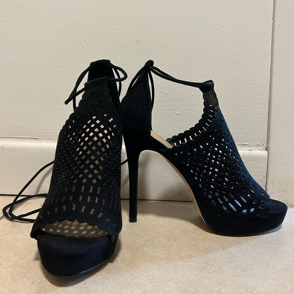 Aldo black heels size 6.5 - Picture 5 of 6